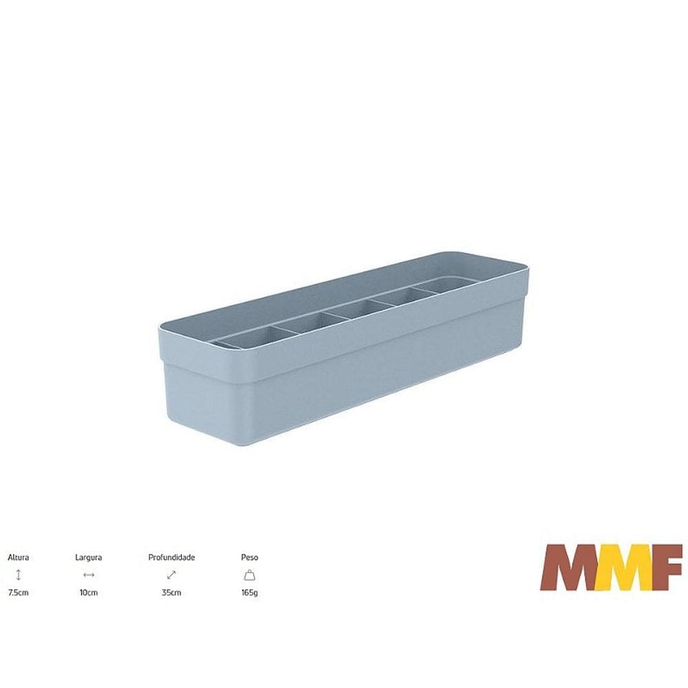 Organizador Colmeia Logic P Azul Glacial Fechado