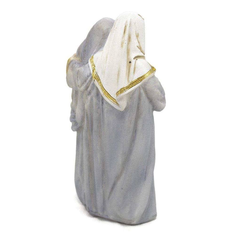 Imagem Sagrada Familia Importada Resina 13 Cm