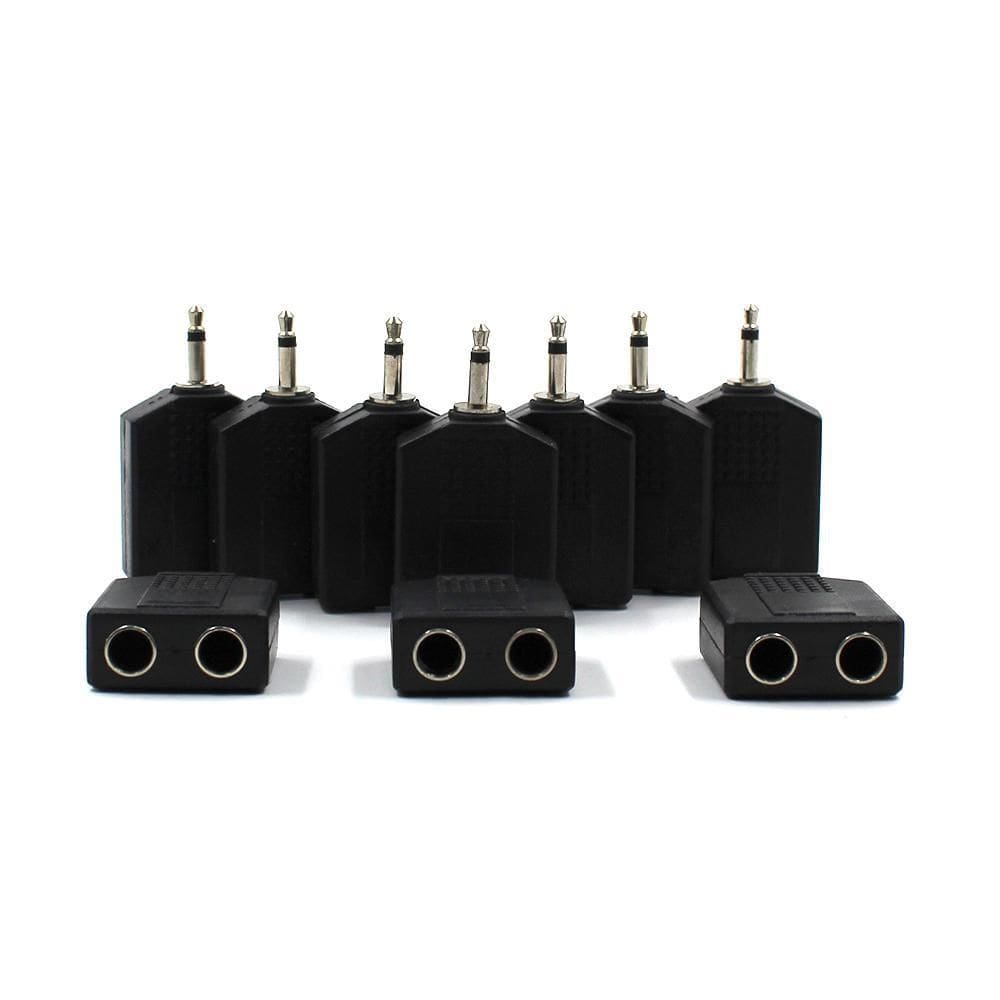 Adaptador P2 Mono X 2 Jack J10 Fêmea Mono 10 Unidades