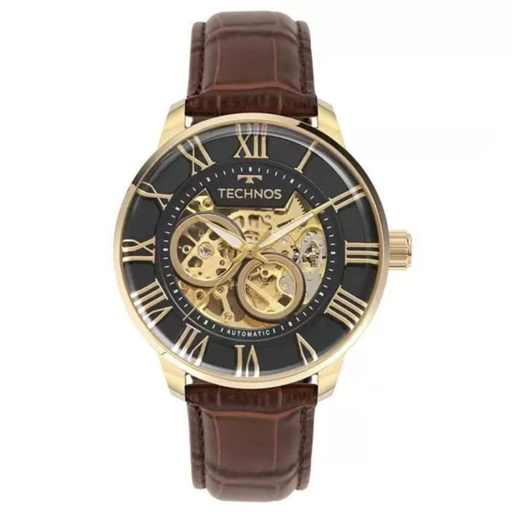 Relógio Technos Masculino Automático Esqueleto G3265At/0M