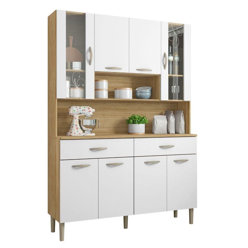 Kit Cozinha 8 Portas Golden Freijó Supremo