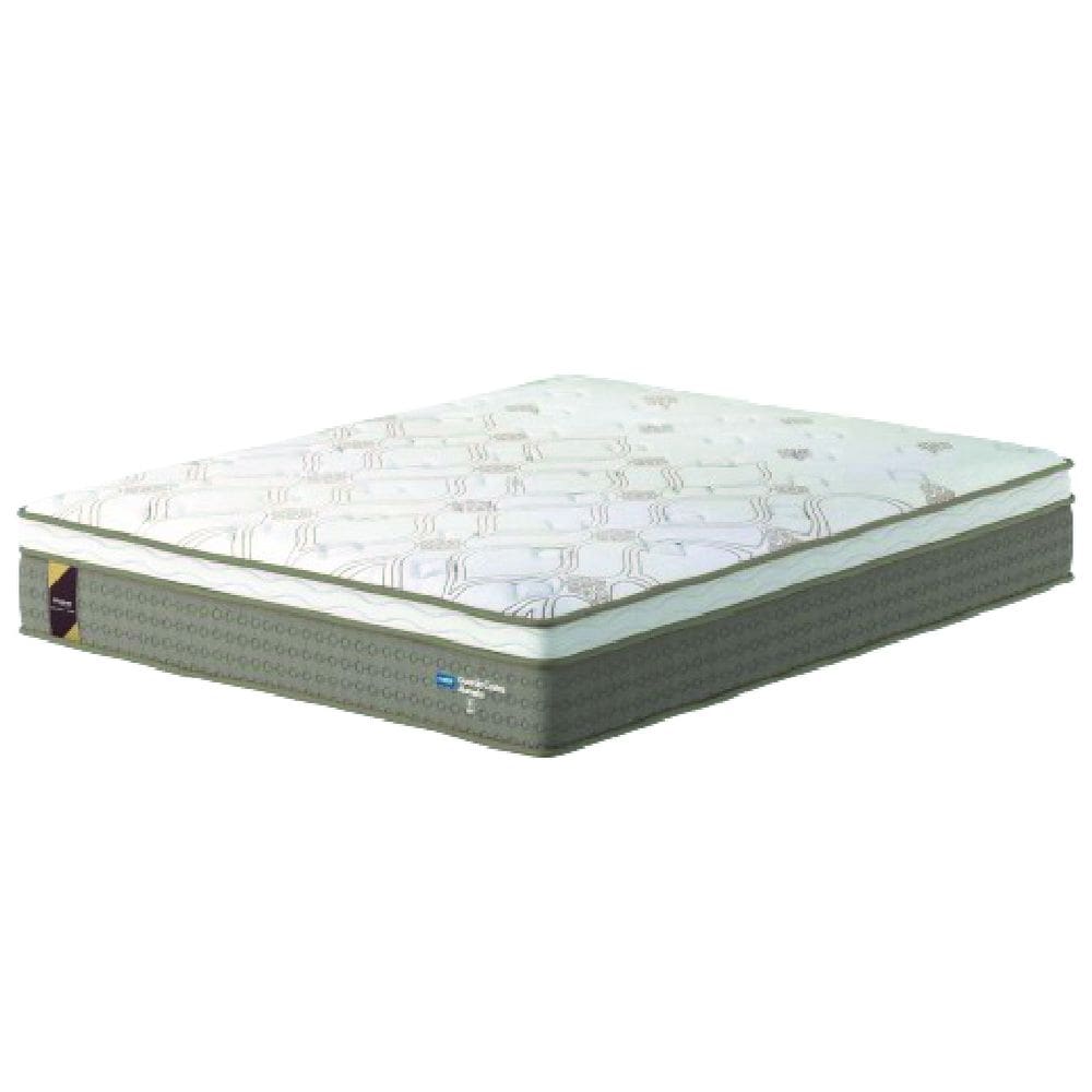 Colchão Casal King Molas Ensacadas Guarda Costas Alameda 193x203x30cm Marrom/Branco Probel