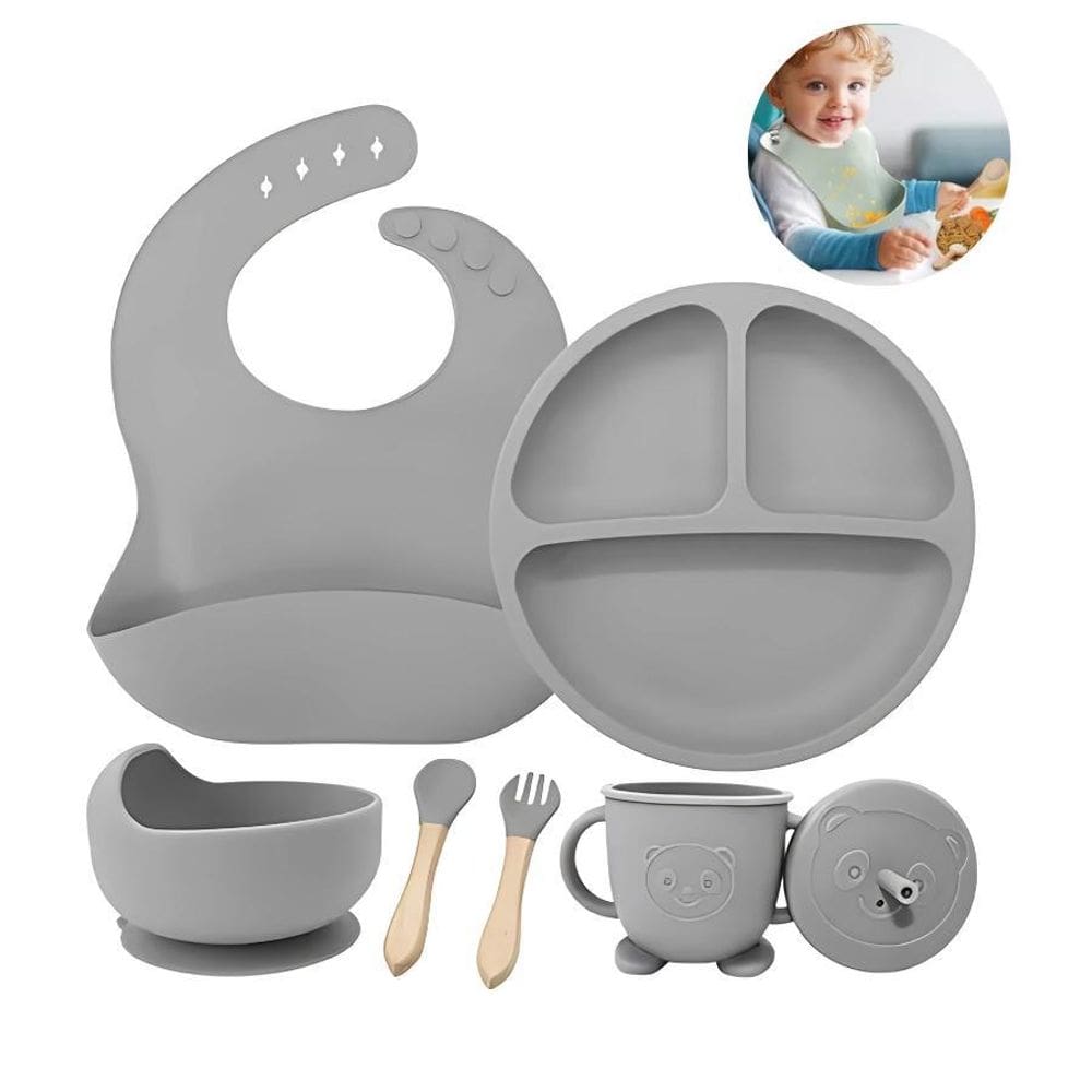 Talheres E Prato De Silicone: Ideal Introdução Alimentar
