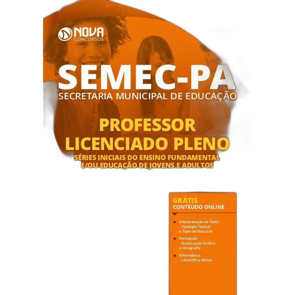 Apostila Professor Pleno SEMEC PA - Ensino Fundamental
