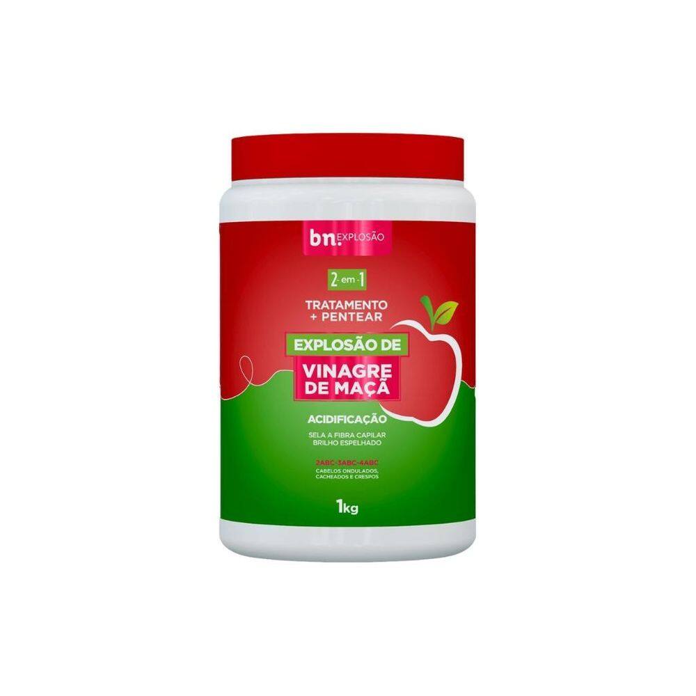 Creme De Tratamento Beleza Natural 1000G Explosao Vinagre