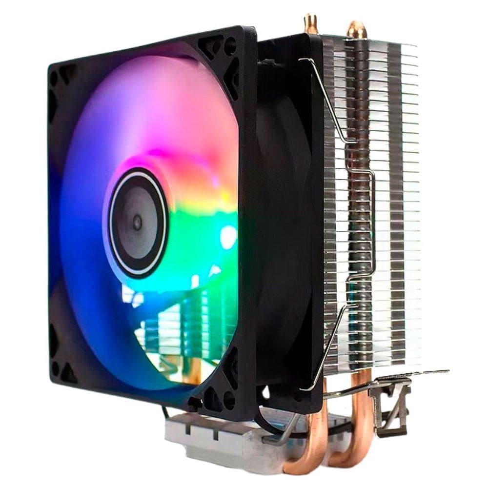 Air Cooler Brazil Pc, 2 Heatpipe, Led, 100W, Preto - Cl-Sa90