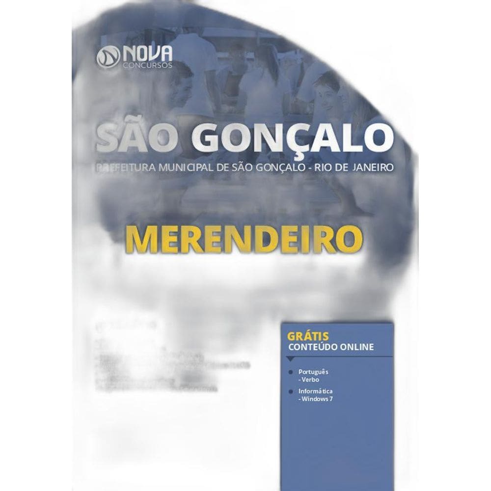 Apostila Prefeitura São Gonçalo Rj - Merendeiro