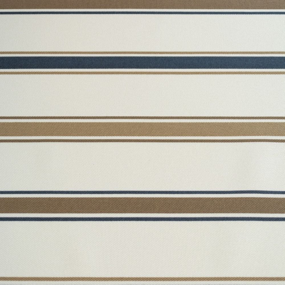 Tecido Impermeável Estampado Málaga 06 Listrado Bege E Azul