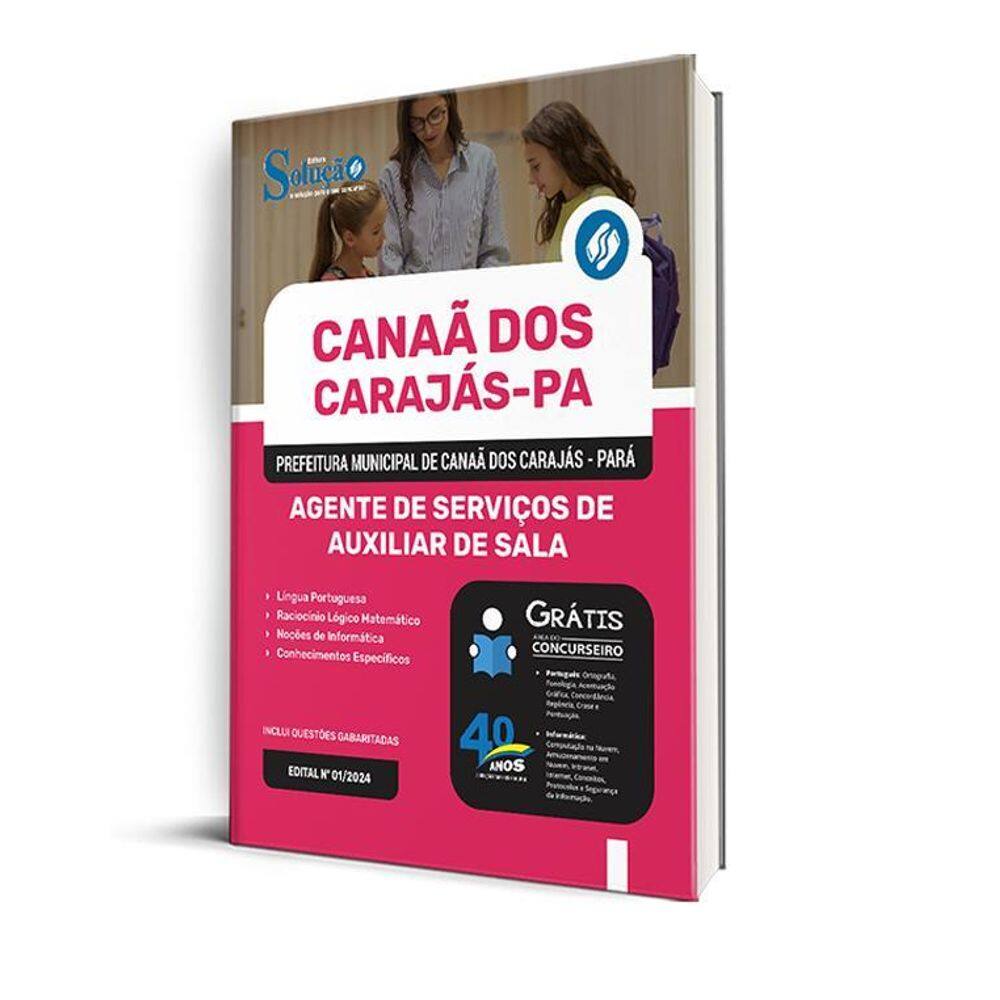 Apostila Prefeitura Canaã Dos Carajás Pa 2024 Agente