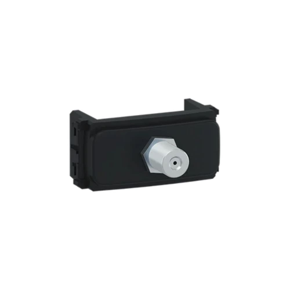 Módulo Tomada Antena Tv 75 Ohms Preto Compose - Weg