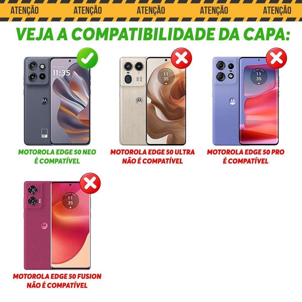 Capa Capinha Case Para Motorola Moto Edge 50 Neo - Protetora