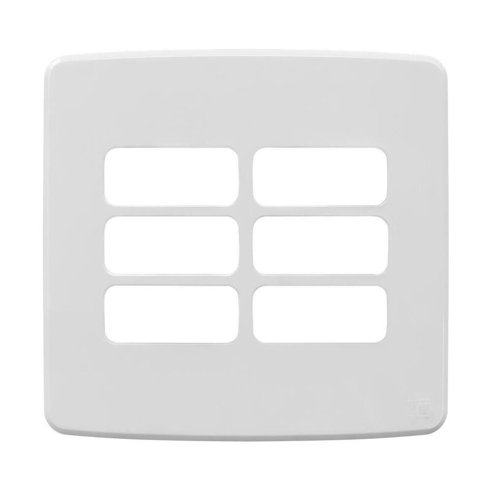Placa 4X4 6 Posições Branco Compose - Weg