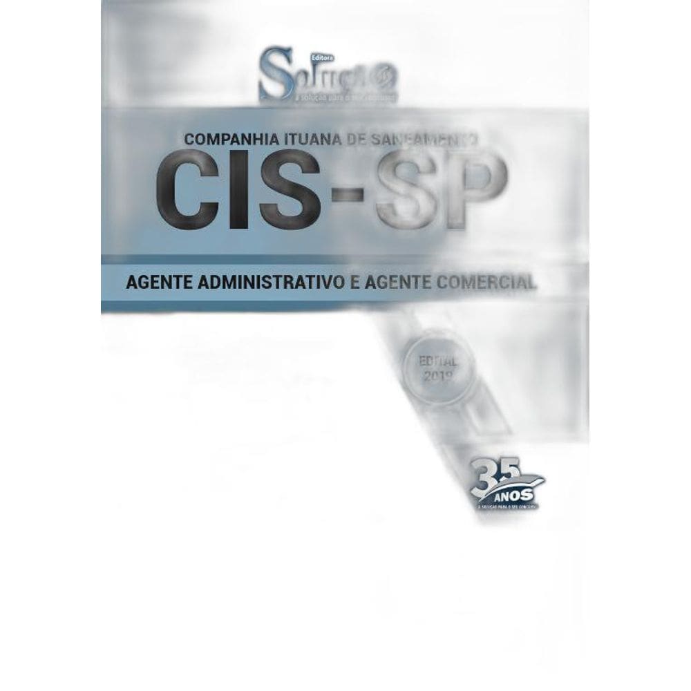 Apostila Cis Sp - Agente Administrativo E Agente Comercial