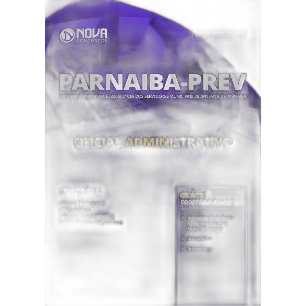 Apostila PARNAÍBAPREV 2019 Oficial Administrativo