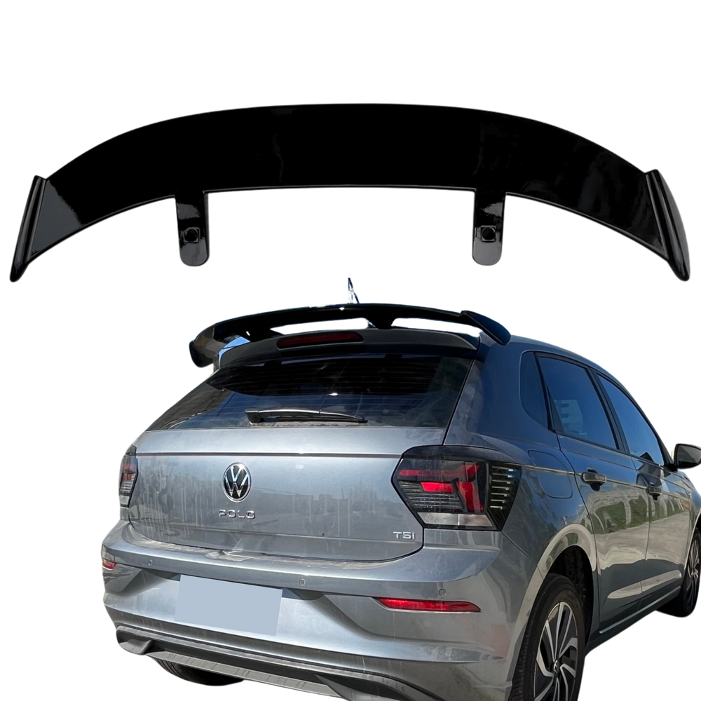 Aerofólio traseiro Carro Universal Black Piano SUV Hatch Gol