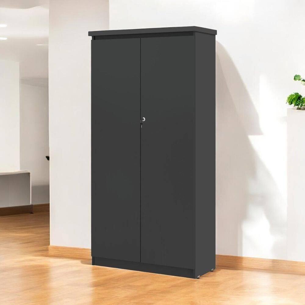 Armário Multiuso 02 Portas Línea Preto | Extra