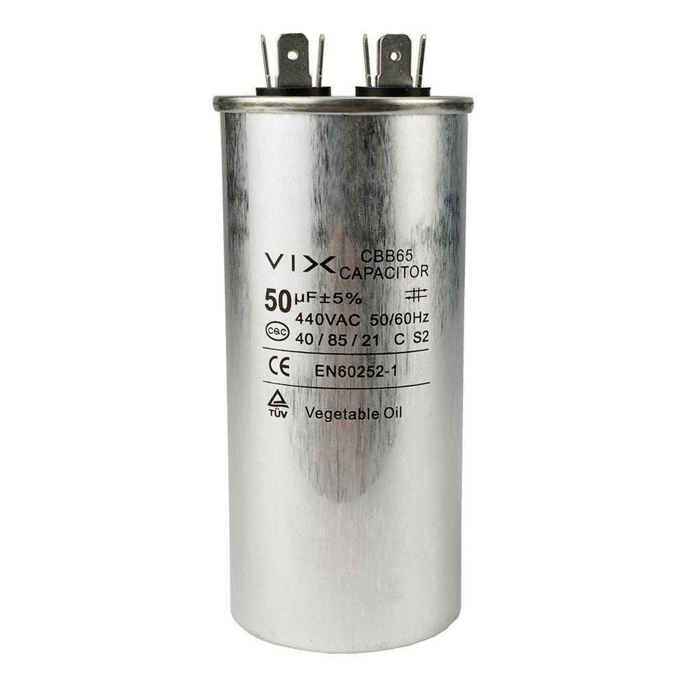 Capacitor 50 Uf 440v único