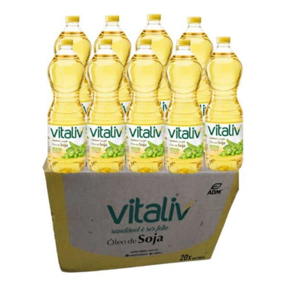 Óleo De Soja Vitaliv 900Ml Kit Caixa Com 20 Un