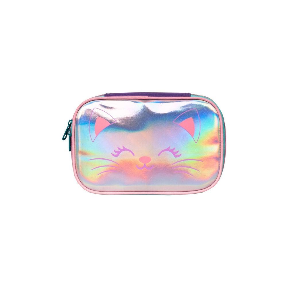 Estojo Box Escolar Tween Gatinho Holográfico 13963