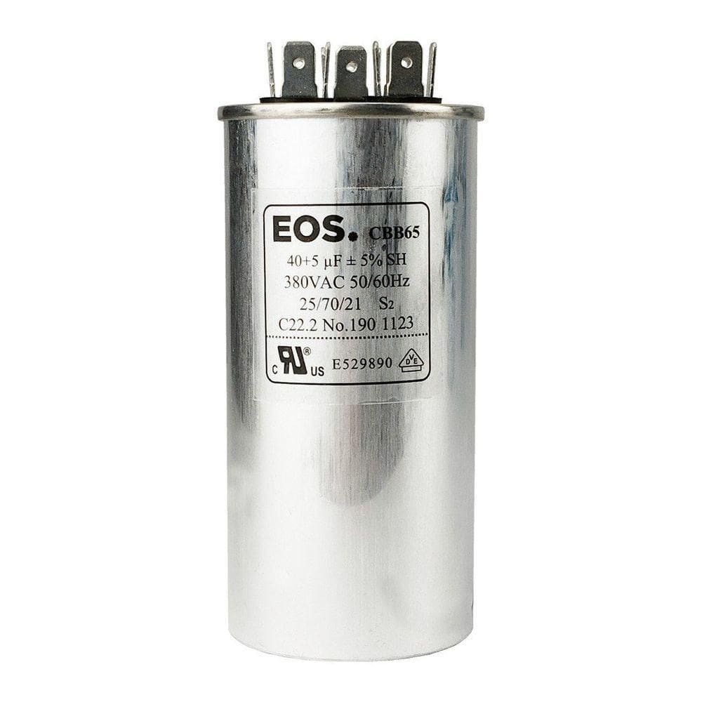 Capacitor 40 + 5 µf 380v