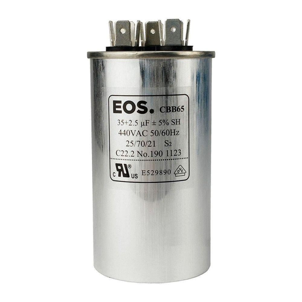 Capacitor 35 + 2,5 Uf 440v único