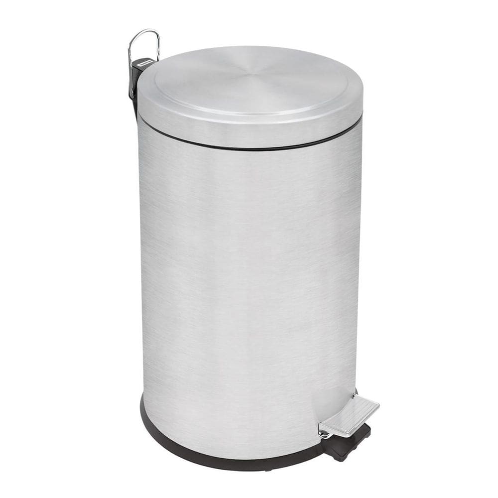 Lixeira Tramontina Brasil Plus Inox Balde Removível 12L
