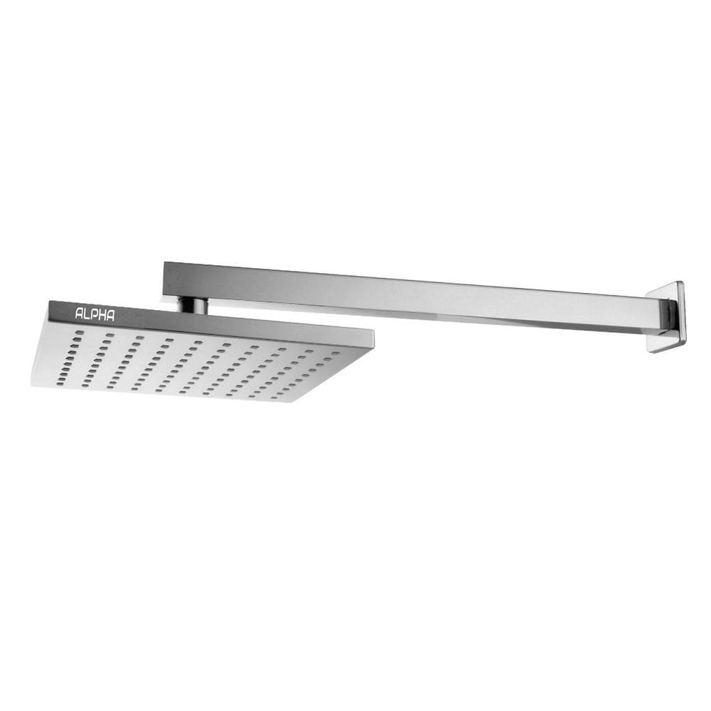Ducha Chuveiro Aquecedor Solar Gás Quadrado Cr 20X20Cms