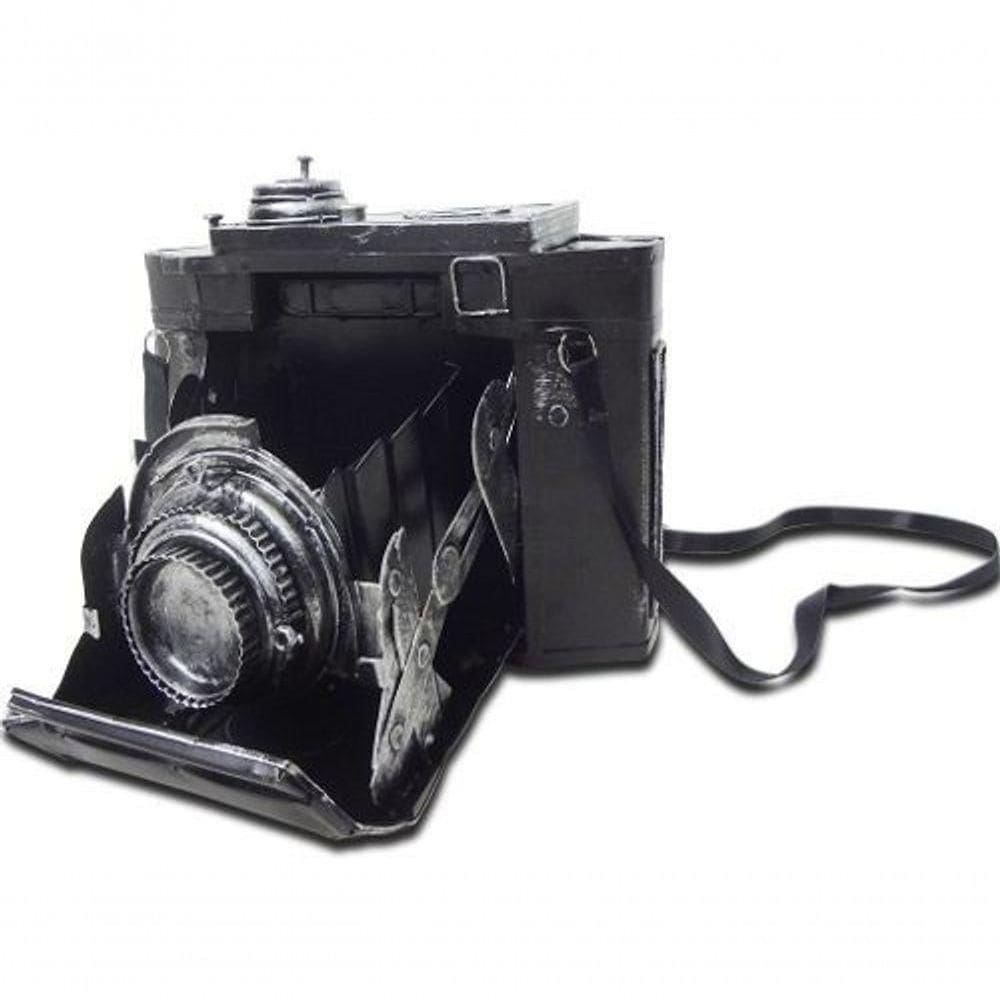 Cofre Camera Fotografica Vintage Retro De Ferro Fundido 16Cm (Cj-020)