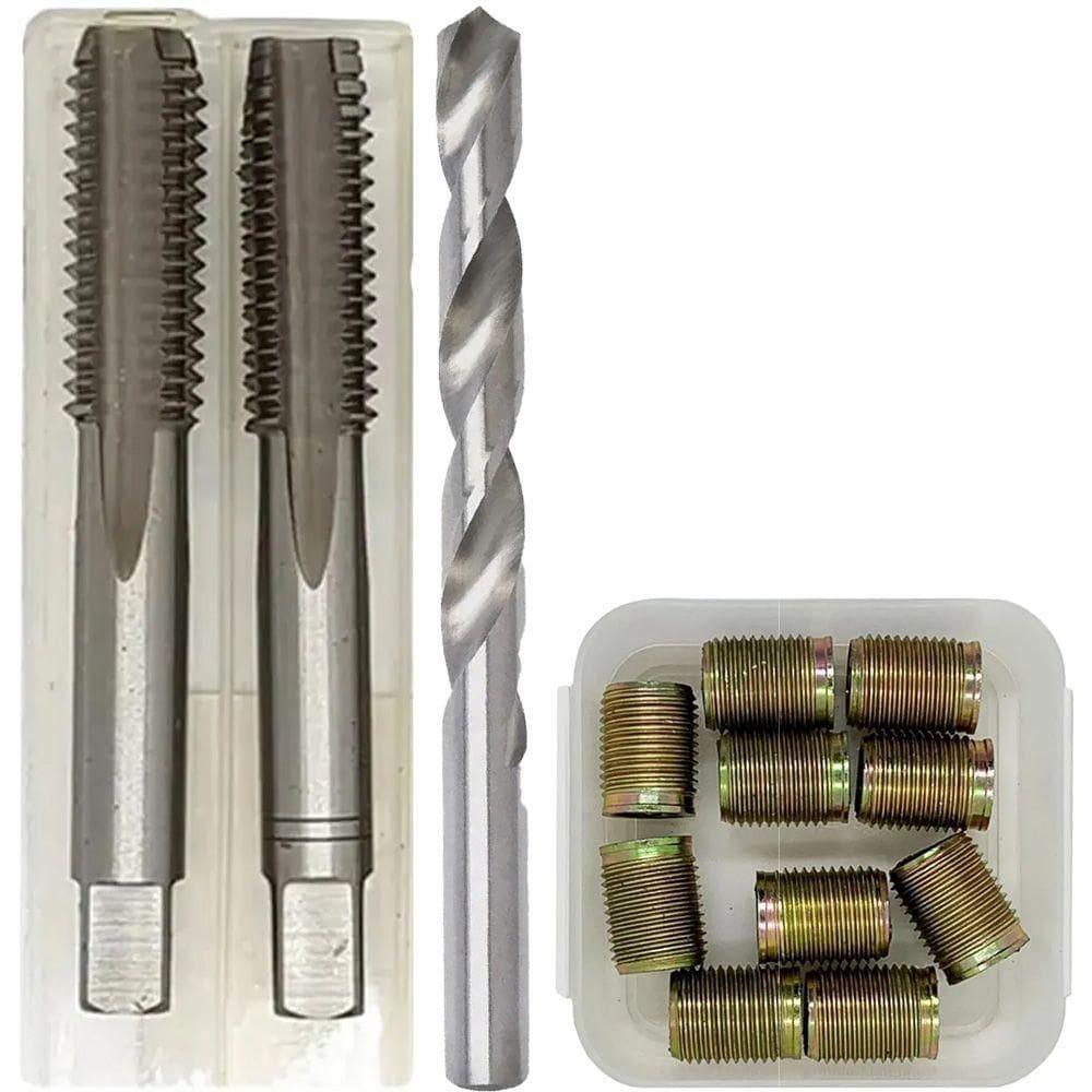 Bucha Roscada - M14 X 1,5 - M18 X 1,5 + Macho + Broca (tucho)