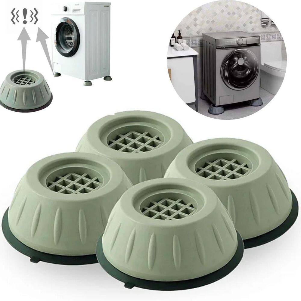 Kit Pé Nivelador Almofada Máq Anti Rúido Movimento