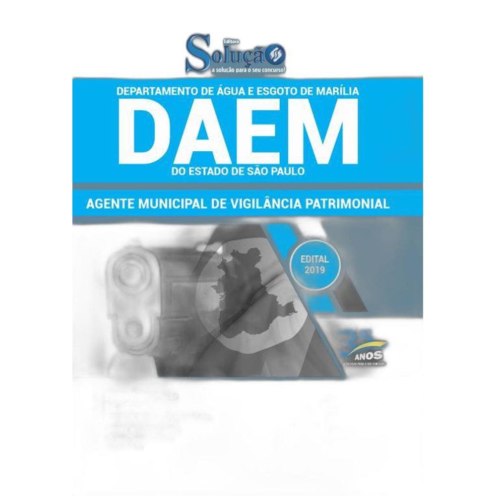 Apostila DAEM 2019 Agente Municipal de Vigilância