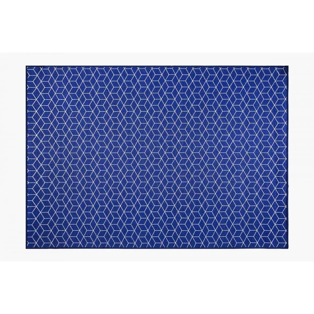 Tapete Quarto 1,40 X 2,00 Cubo Azul Pratik Antider.