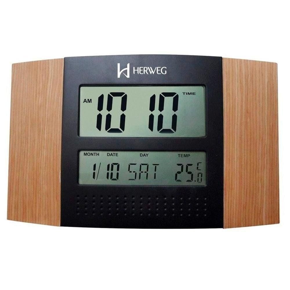 Relógio De Parede Digital Herweg Ref: 6438-299