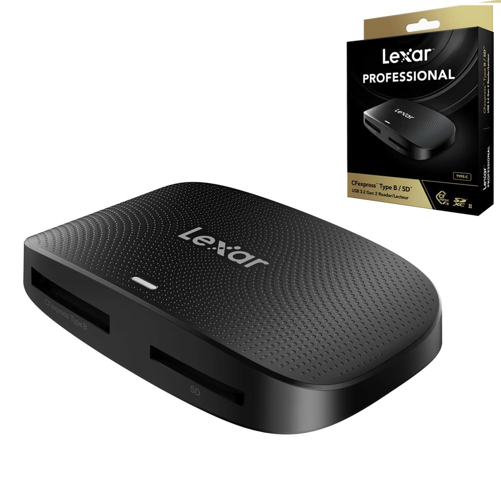 Leitor Lexar Professional CFexpress Type B e SDXC (USB-C 3.2 Gen 2)