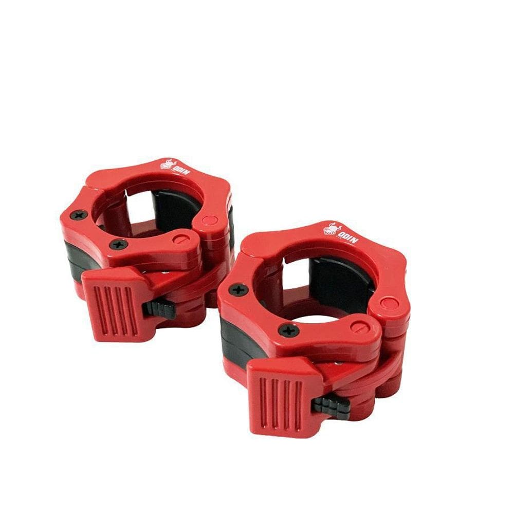 Presilha Para Barra Olímpica Lock Jaw Par-Vermelho Odin Fit