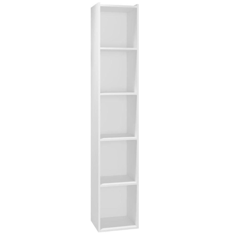 Estante Livreiro Janaina 4 Prateleiras Branco Ajl