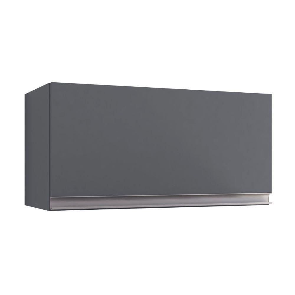 Armário Aéreo Geladeira Andréia 60 Cm Cinza Ajl