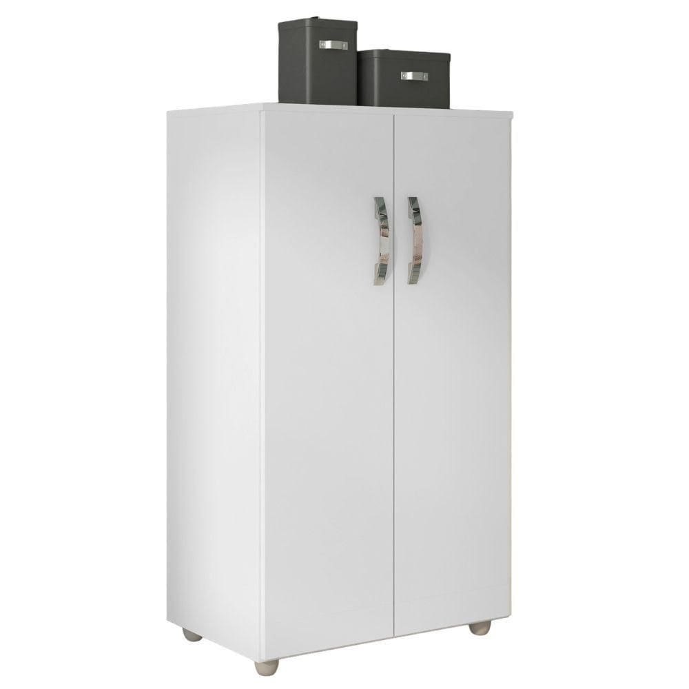 Armário Multiuso Rosana 2 Portas Branco Ajl