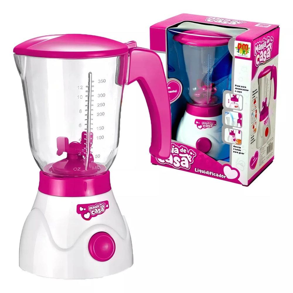 Liquidificador Infantil Mini Cozinha 6668 Dm Toys Brinquedos