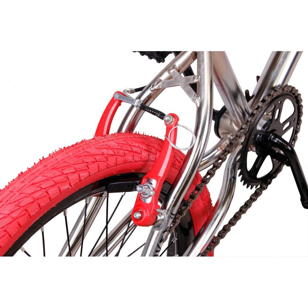 Bicicleta Aro 20 BMX STX Cromada | Extra