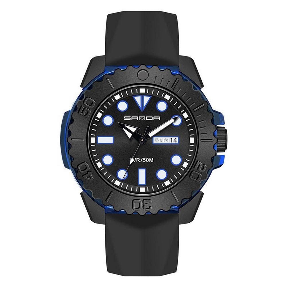 Relógio De Pulso Esportivo De Quartzo A Prova D`Água