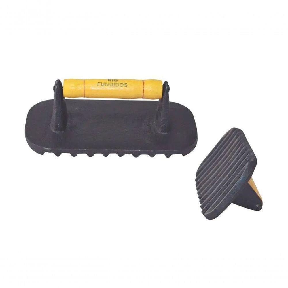 Amassador De Bife Grande De Ferro Fundido 12X8Cm Rig