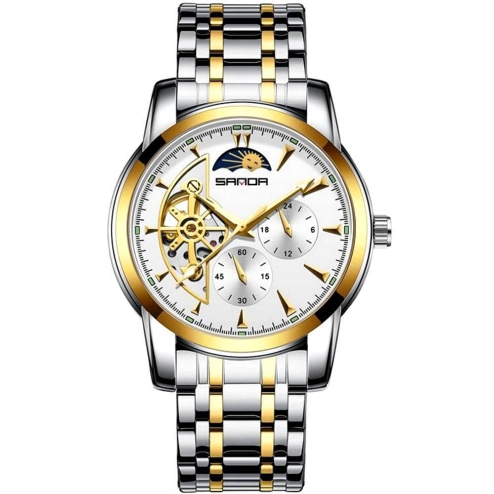 Relógio Masculino Automático Pulseira A Prova D`Água