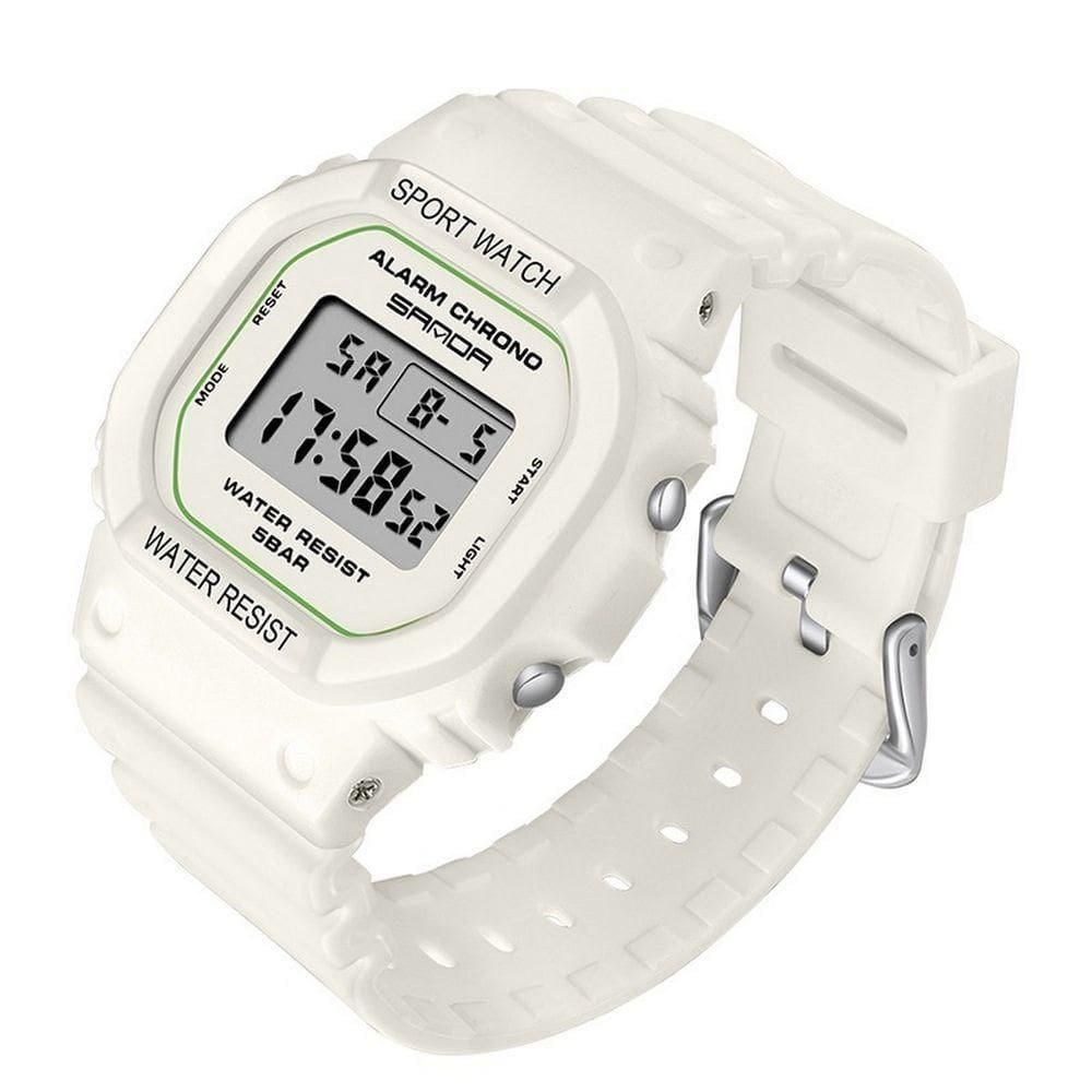 Relógio Digital Sanda Led à Prova D`água Esportivo Feminino