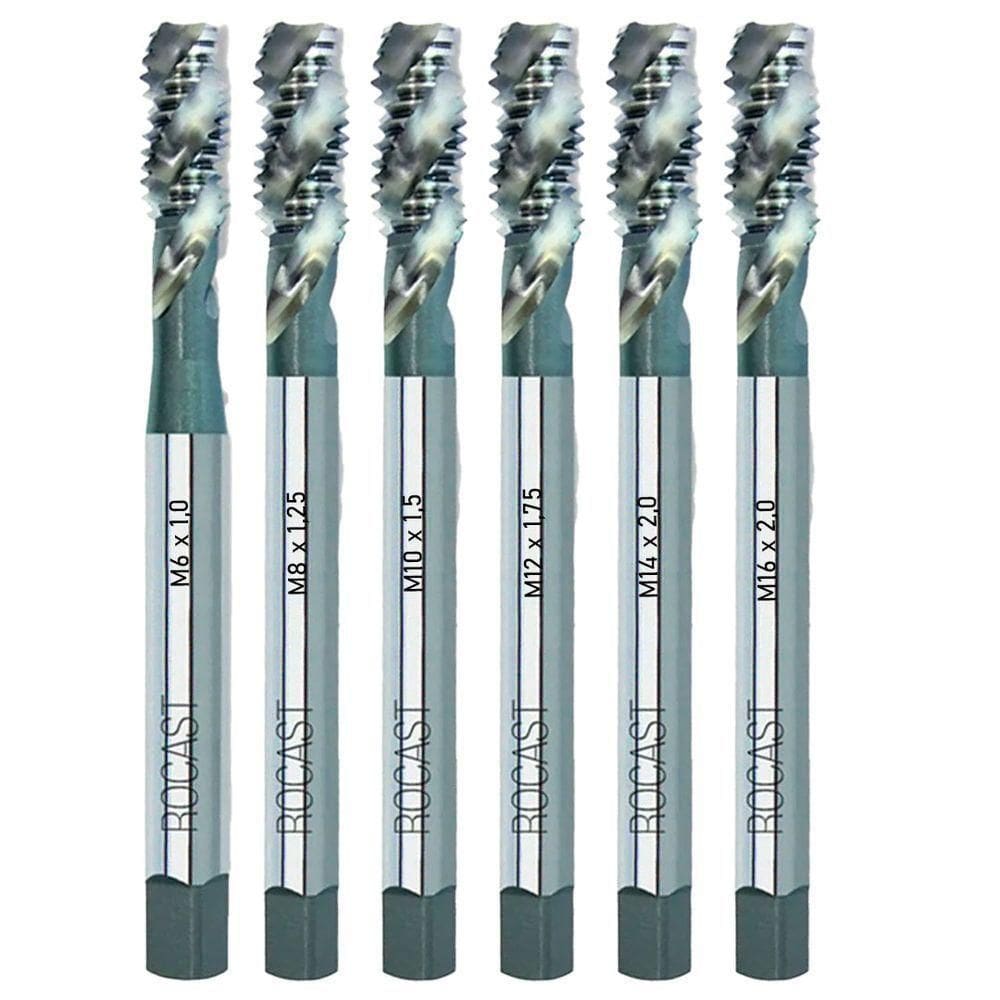 Macho Máquina Para Rosqueadeira M6 A M16 - Din 376 - Canal Helicoidal