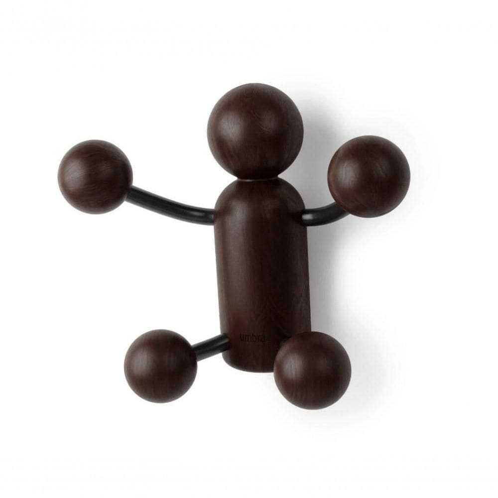 Cabide Cabideiro De Parede Woody Tabaco - Umbra