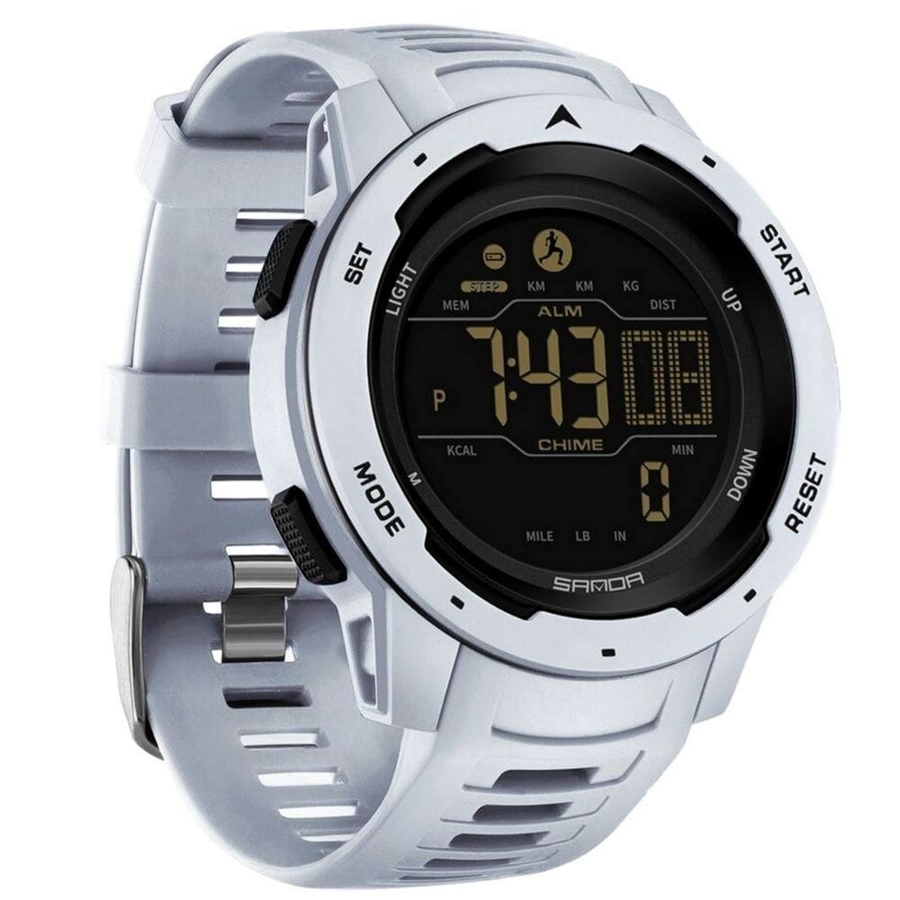 Relógio Digital Masculino Esportivo Tela Led A Prova D´Agua