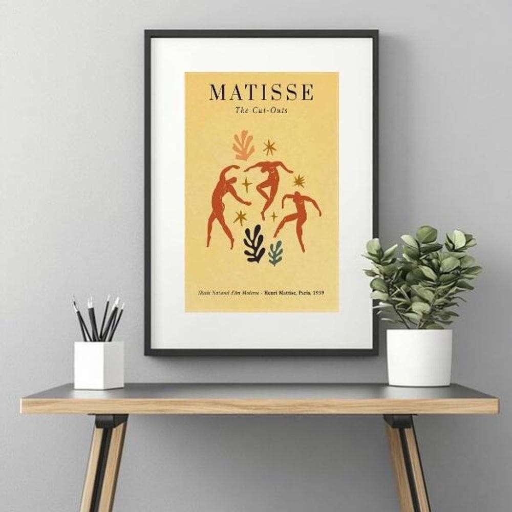 Quadro Arte Matisse Kraft - 60X48Cm