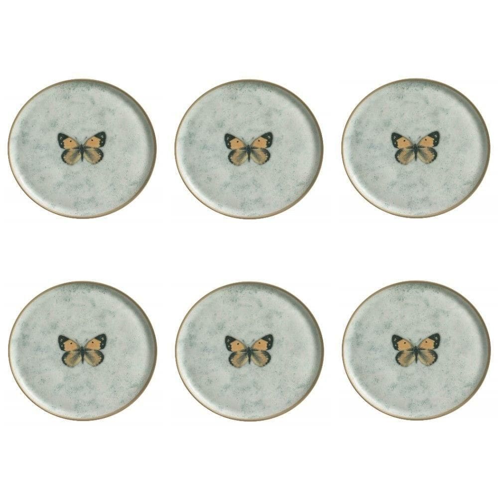 Conjunto De Pratos Rasos 06 Peças Bio Animália Porto Brasil