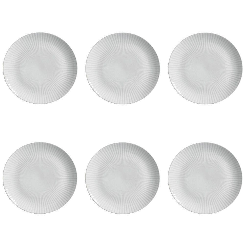 Conjunto De Pratos Rasos 06 Peças Coup Trendy Porto Brasil